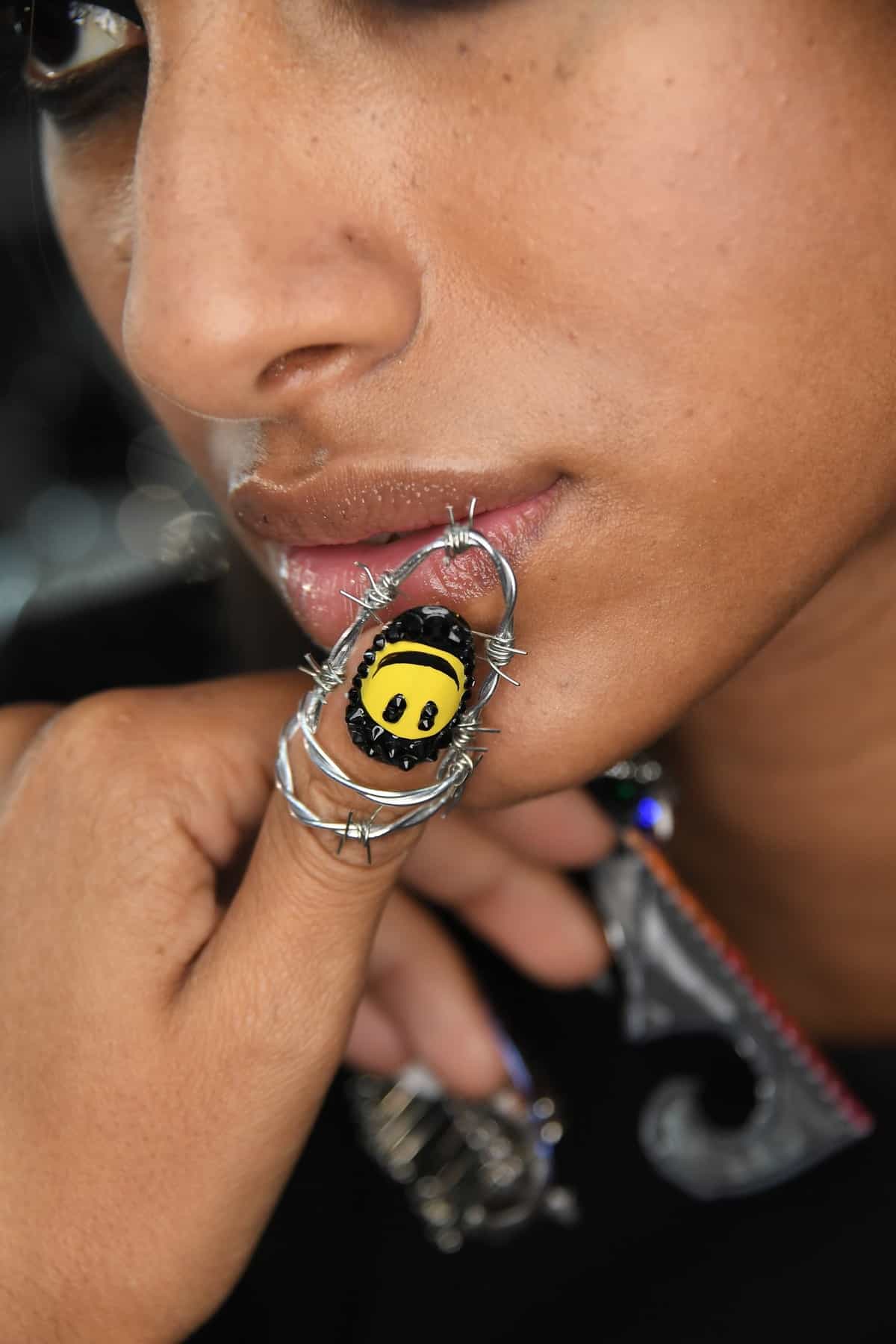 NEW YORK, NY - SEPTEMBER 11:  CND for Libertine Spring/Summer 2018 during New York Fashion Week at Skylight Clarkson Sq on September 11, 2017 in New York City.  (Photo by Jennifer Graylock/Getty Images for CND)