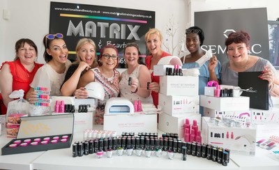 L to R Katie HardingSemilacs Monika ShineAmy Davies&Rebecca AbernethyAngela StubbsBeverley SangsterSoray Rodgers&Emma BernardJPG