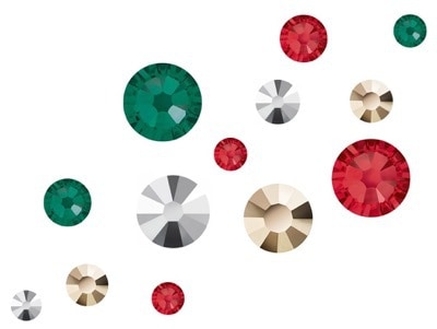 Preciosa Christmas Mix (pk 200) www.crystalparade.co.uk copy