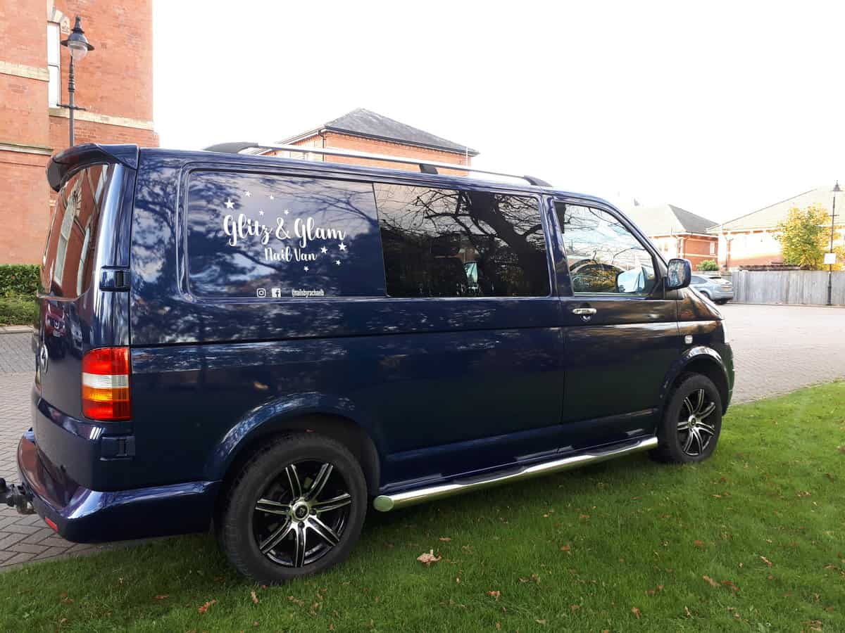 Rachael Beaumont Glitz and Glam Nail Van