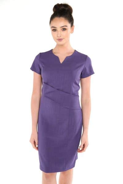 The Anna Dress in Mulberry