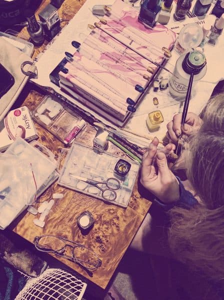 Mel Shengaris working