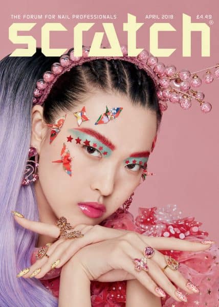 The Chic Shock collection features on Scratch's April 2018 front cover