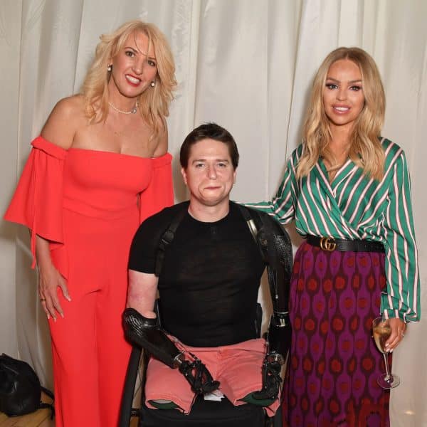 Karen Bett's Gift Of Confidence day with Katie Piper at Aqua Spa in the Sanderson Hotel, London.