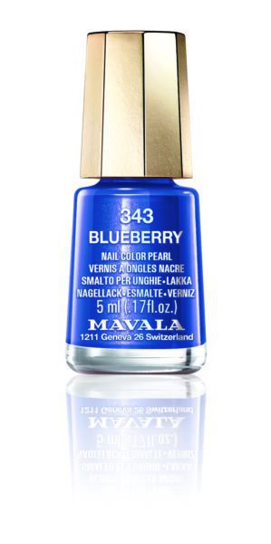 Mavala Nail Polish in 343 Blueberry www.mavala.co.uk