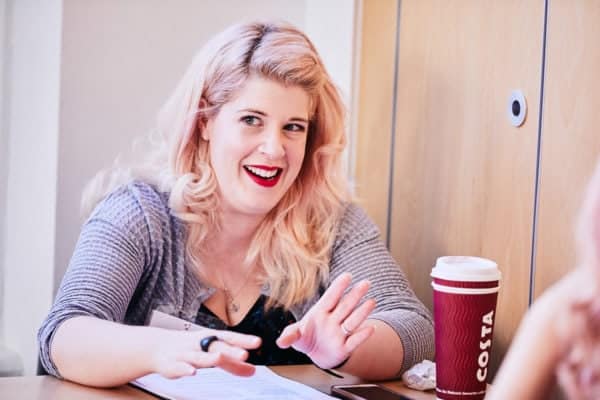 Scratch Stars judging event, comm by Sophie Hill