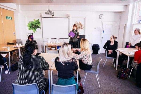 Scratch Stars judging event, comm by Sophie Hill