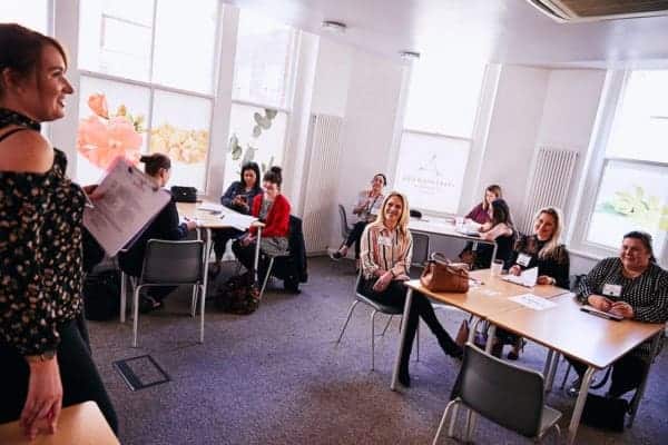 Scratch Stars judging event, comm by Sophie Hill