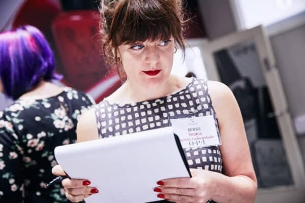 Scratch Stars judging event, comm by Sophie Hill