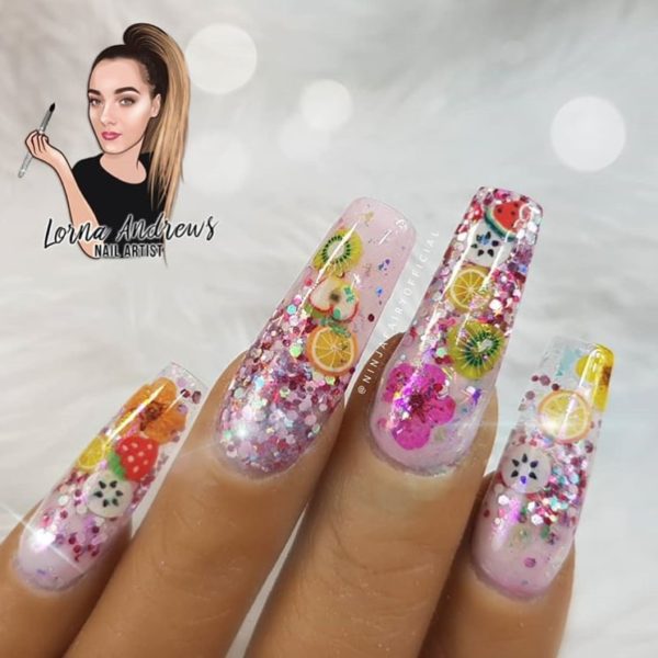 Fruity and  resh design by Lorna Andrews