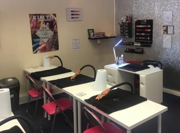 The training room at The Nail Academy Essex
