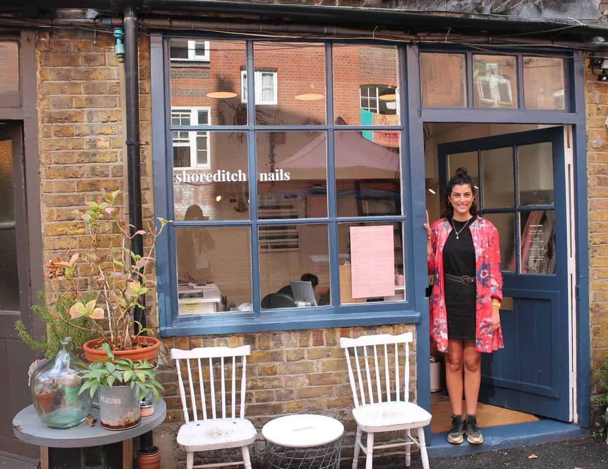 Tina Michael at Shoreditch Nails Shoreditch