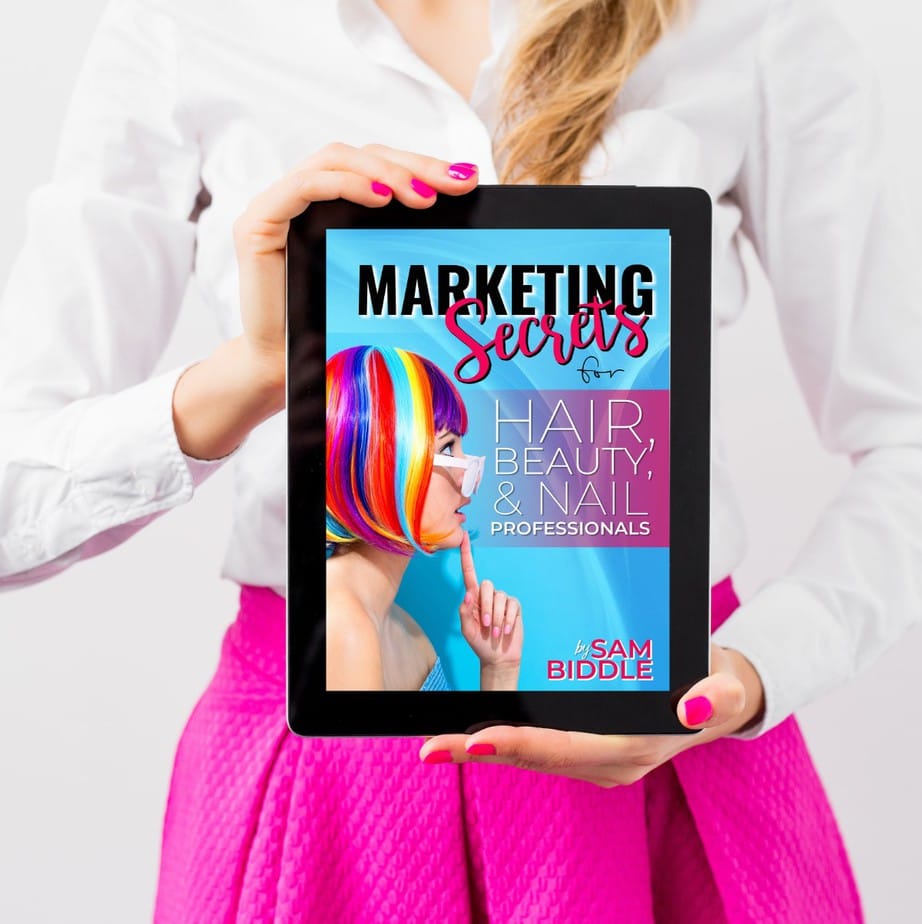 woman with ipad SQ_with book