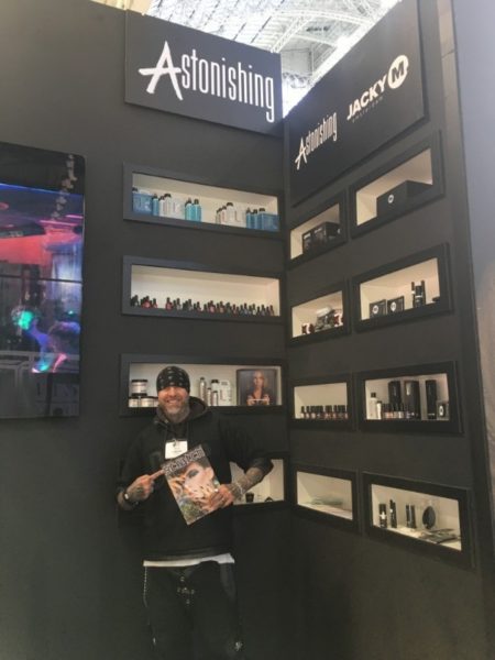 David Fowler of Astonishing Nails flew over to demo his range