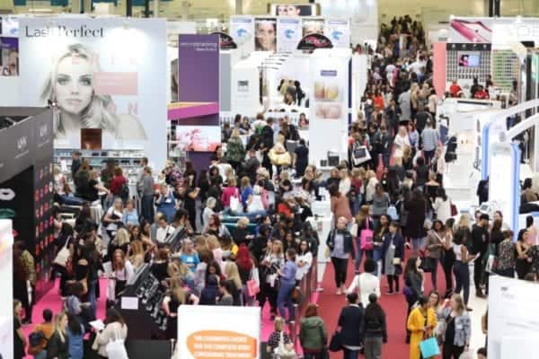 The bustling Olympia Beauty show floor