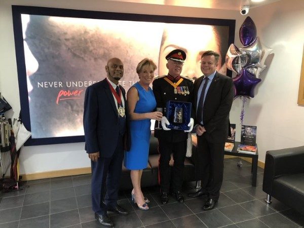 Bridgette with dignitaries 