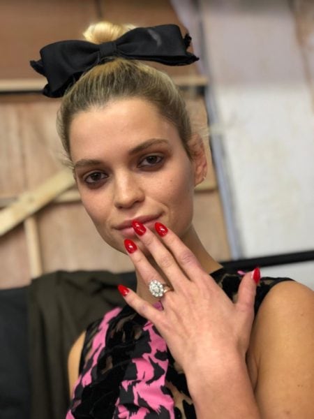 Michelle Class & team for Ashley Williams using The Gel Bottle Inc on nail tips