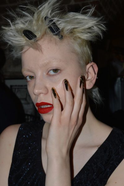 Marian Newman & the CND Design Lab Team sponsored by CND™ for Vivienne Westwood 