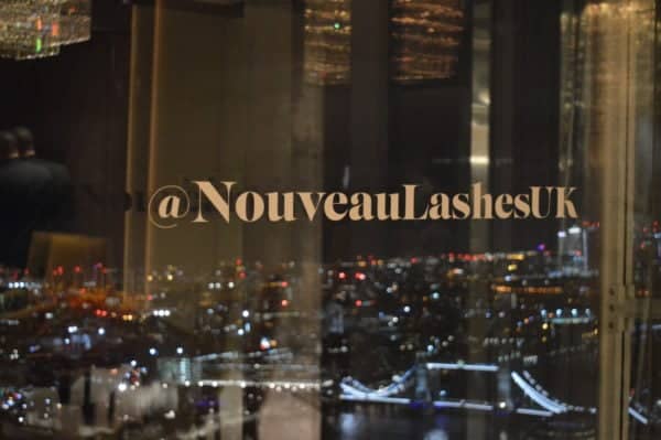 Nouveau Lashes window