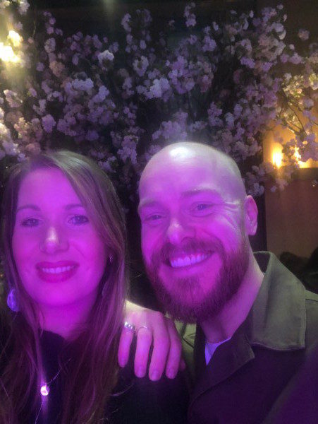 With session stylist, Robbie Tomkins