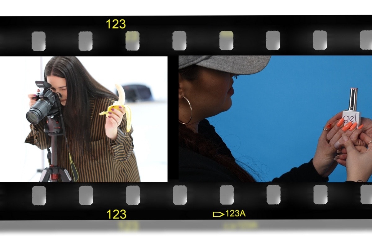 the gel bottle photoshoot