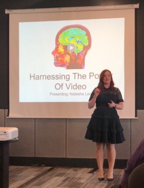 Blogging advice at a seminar with Natasha Lee