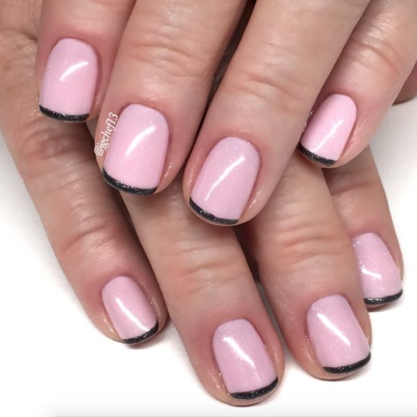 Jenny Guthrie adds a slick black tip to this look