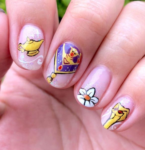 The make carpet makes an appearance in this mani by Marjorie May