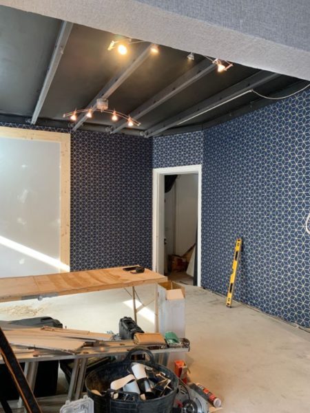 Partlally wall papered copy