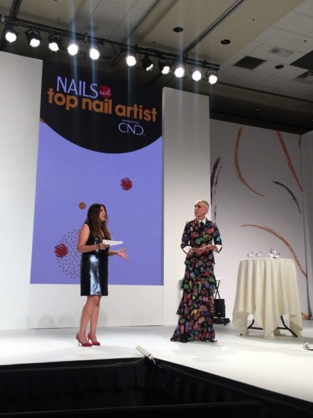 Beth and Jan on stage