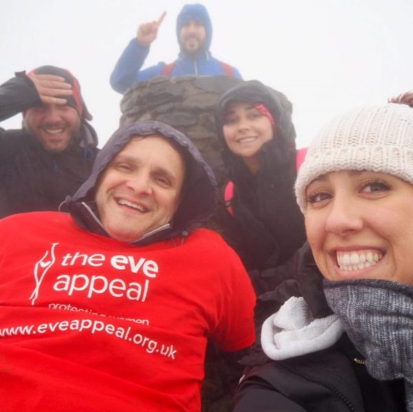 The Saks Hertford team at top of the world on Mount Snowdon
