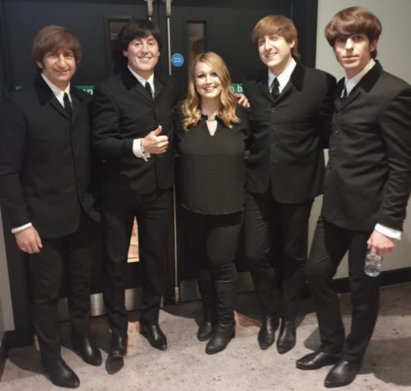 Saks Kings Hill's Claire Denyer and The Bootleg Beatles