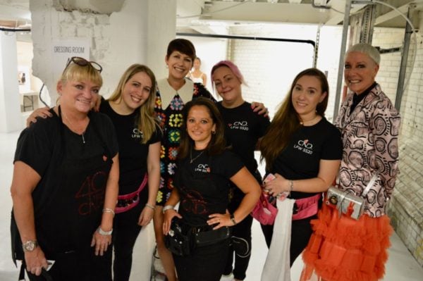 The nail team with Samantha Sweet & Jan Arnold