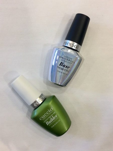 Base by Cuccio & LED/UV Brush-On Builder