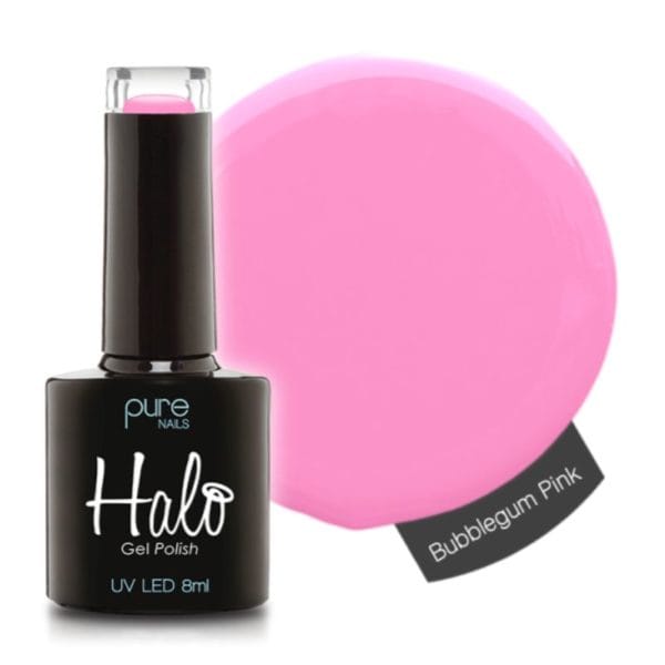 Halo Gel Polish in Bubblegum Pink www.purenails.co