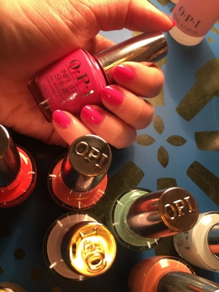 Kat's finished nails in Telenovela Me About It