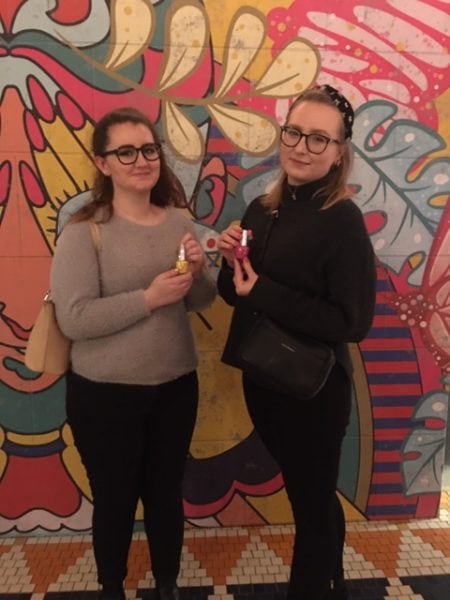 Zoe and Kat at the OPI Mexico City launch