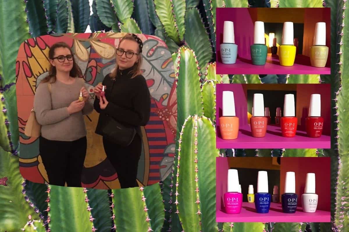 Zoe and Kat at OPI Mexico City launch