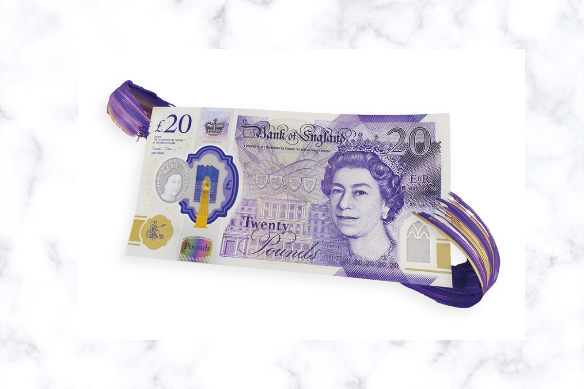 Polymer £20 note