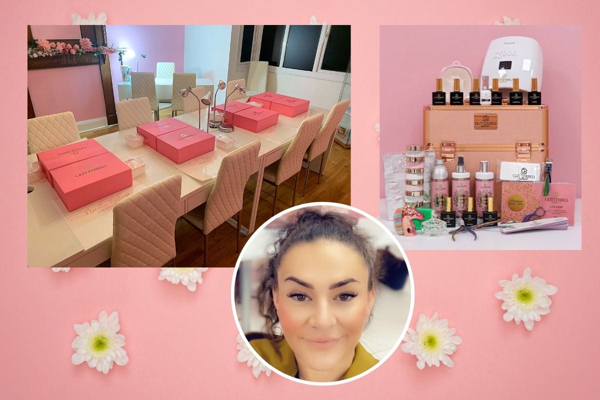 Nicola Bishop nail tech Glitterbels