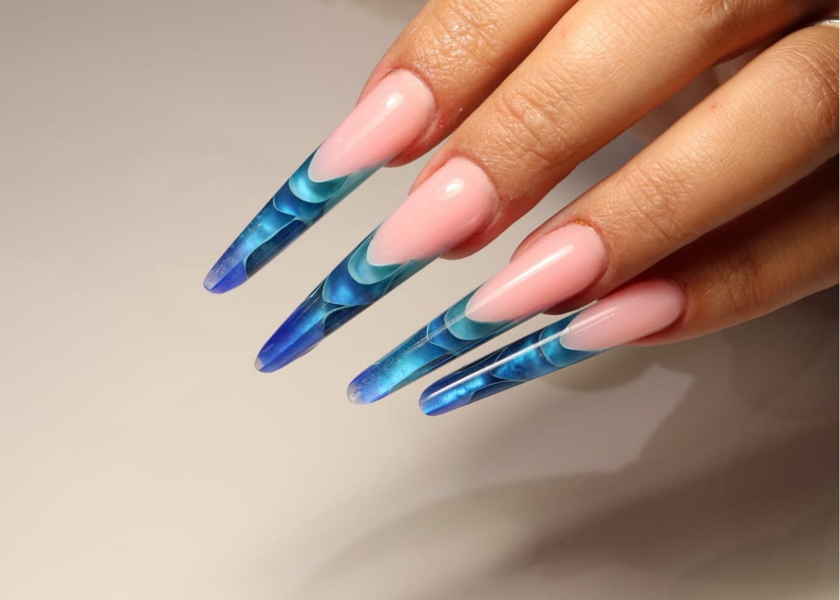 Anna Kuznetsova 3D French nail workshop