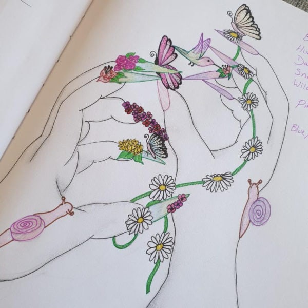 Elizabeth's nail art design