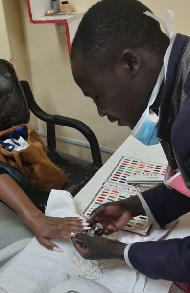 John Mwangi in salon 4