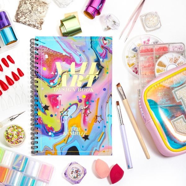 JK Nail Art Design Book - CC cover with art