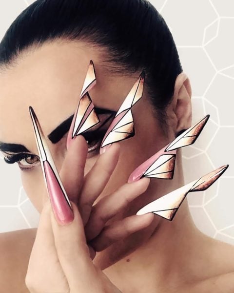 Oksana Smirnova
"This picture is showing what I love to do apart just salon nails, I did enjoyed doing this set on myself."