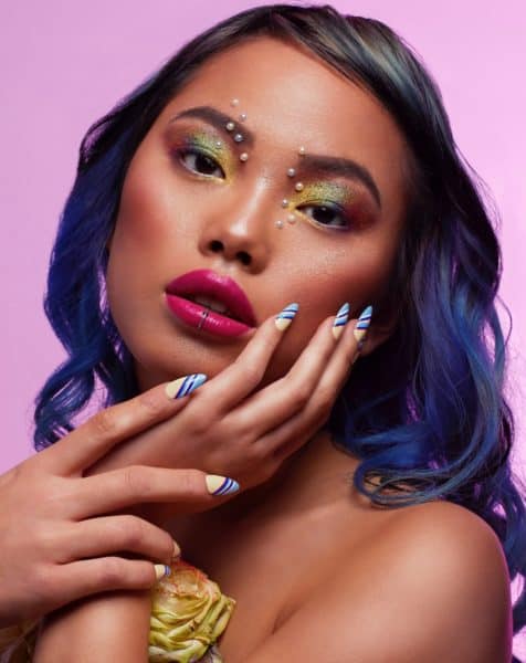 Simone Radley
"I think my entries represent me as they are totally different styles which is how I feel my work is, totally different and eclectic i’ll do one thing one day and something totally different the next and can never decide on one favourite style or technique I love it all. One image is girly, soft and pastel with a summer theme fitting the time of year while the other is more bold and edgy with a technological theme representing how life recently has turned more to technology than human interaction. So i would describe these imagines exactly as I would describe myself, different, eclectic and fun."