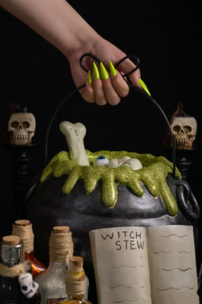 Sinead Bulley
"This entry represents me as I absolutely love anything to do with halloween or hocus pocus so I feel it shows my love for all things spooky. I also love bright colours which again is shown on my nails in the photo. I was my own hand model in this shoot using a professional photographer."