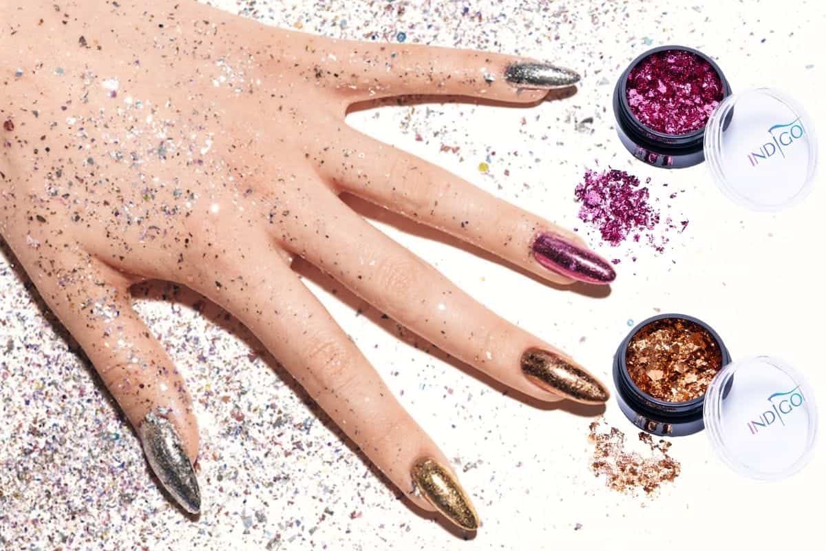 Indigo Nails Flame effect nail dusts