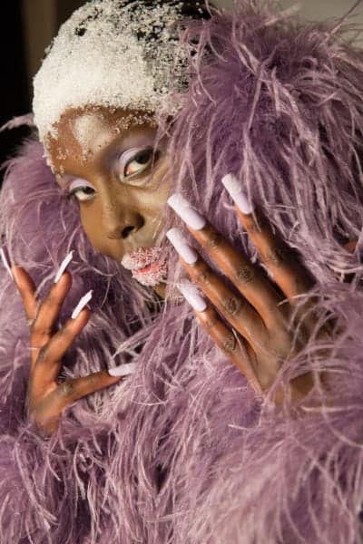 Nail look for 'Hysteric Glamour'