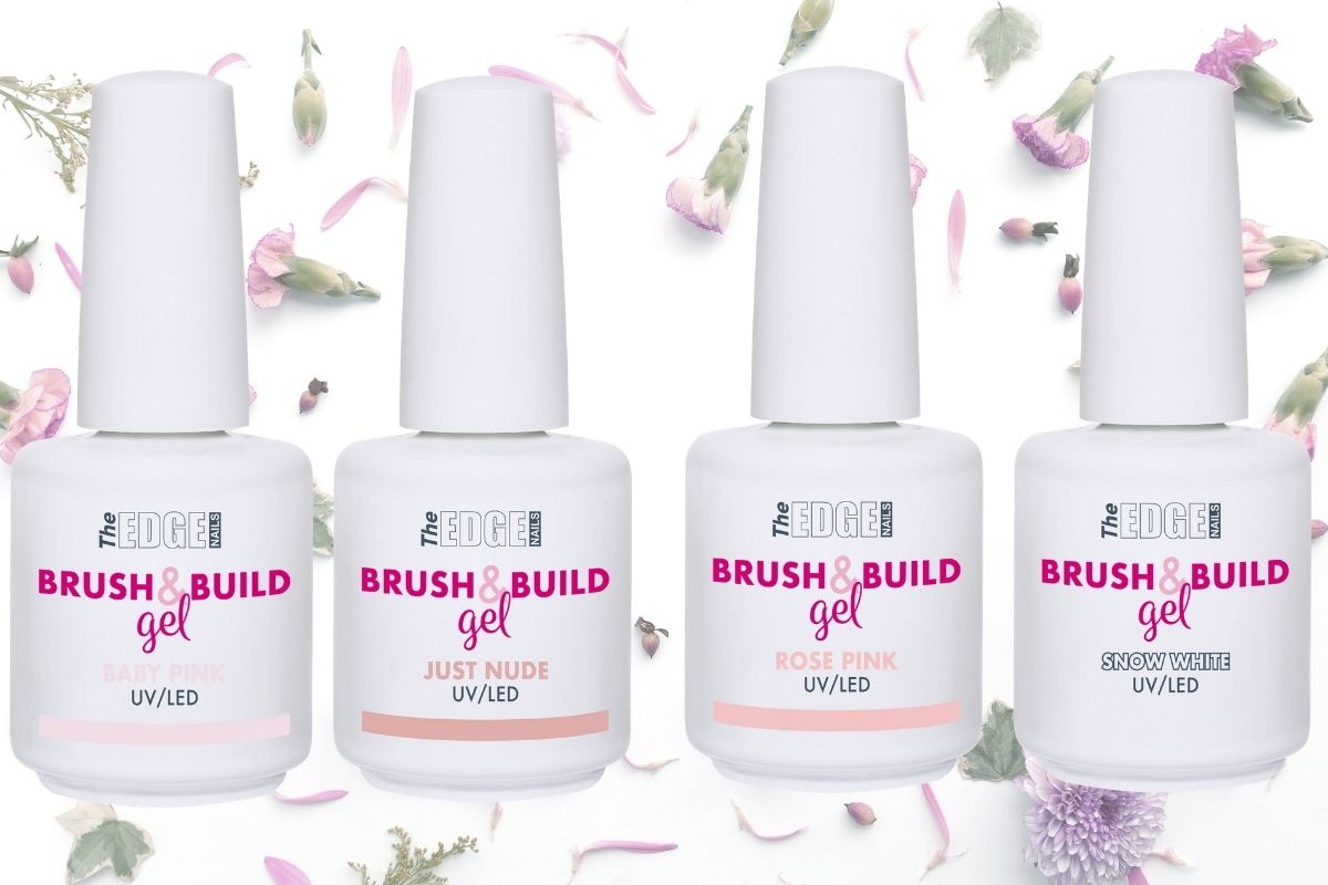 The Edge Nails Brush and Build Gels